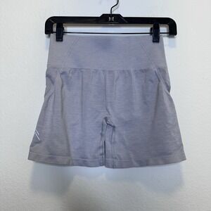 Oner Active Effortless Womens Size L  Compression Shorts Athletic Gym Light Grey